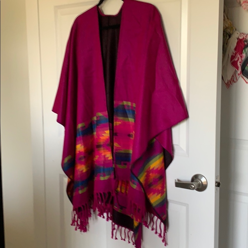 NWOT- Southwest Poncho- 2X